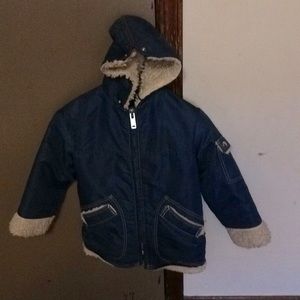 Blue winter jacket